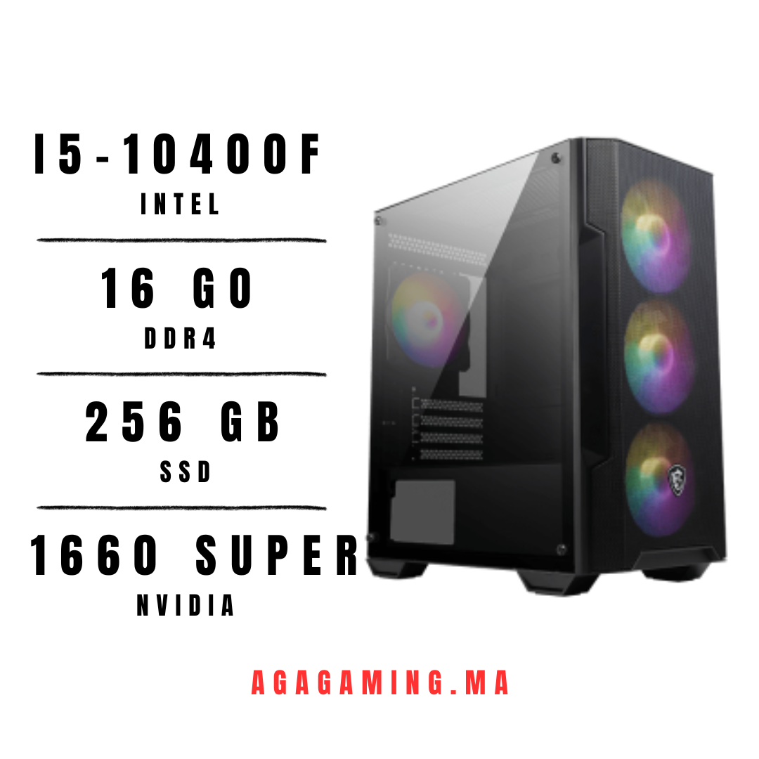 PC Gamer Intel I5 10400F GTX 1660 SUPER PC Gamer Intel I5 10400F GTX 1660 SUPER
